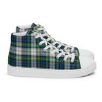 Plaid Tartan Men High Top Sneakers Clan Gordon Dress Ancient Plaid Converse High Tops Sneakers, Converse Christmas Sneakers