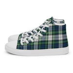 Plaid Tartan Men High Top Sneakers Clan Gordon Dress Ancient Plaid Converse High Tops Sneakers, Converse Christmas Sneakers