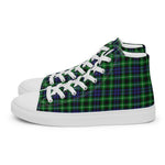 Plaid Tartan Men High Top Sneakers Clan Graham of Montrose Plaid Converse High Tops Sneakers, Converse Christmas Sneakers
