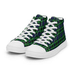 Plaid Tartan Men High Top Sneakers Clan Graham of Montrose Plaid Converse High Tops Sneakers, Converse Christmas Sneakers