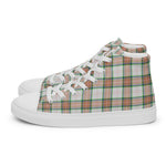 Plaid Tartan Men High Top Sneakers Clan Grant of Achnarrow Plaid Converse High Tops Sneakers, Converse Christmas Sneakers