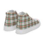 Plaid Tartan Men High Top Sneakers Clan Grant of Achnarrow Plaid Converse High Tops Sneakers, Converse Christmas Sneakers