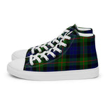Plaid Tartan Men High Top Sneakers Clan Gunn Modern Plaid Converse High Tops Sneakers, Converse Christmas Sneakers