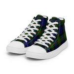 Plaid Tartan Men High Top Sneakers Clan Gunn Modern Plaid Converse High Tops Sneakers, Converse Christmas Sneakers