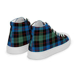 Plaid Tartan Men High Top Sneakers Clan Guthrie Ancient Plaid Converse High Tops Sneakers, Converse Christmas Sneakers