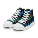 Plaid Tartan Men High Top Sneakers Clan Guthrie Ancient Plaid Converse High Tops Sneakers, Converse Christmas Sneakers