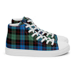 Plaid Tartan Men High Top Sneakers Clan Guthrie Ancient Plaid Converse High Tops Sneakers, Converse Christmas Sneakers