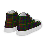 Plaid Tartan Men High Top Sneakers Clan Hall Plaid Converse High Tops Sneakers, Converse Christmas Sneakers