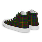 Plaid Tartan Men High Top Sneakers Clan Hall Plaid Converse High Tops Sneakers, Converse Christmas Sneakers