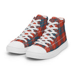 Plaid Tartan Men High Top Sneakers Clan Hamilton Ancient Plaid Converse High Tops Sneakers, Converse Christmas Sneakers
