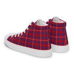 Plaid Tartan Men High Top Sneakers Clan Hamilton Plaid Converse High Tops Sneakers, Converse Christmas Sneakers