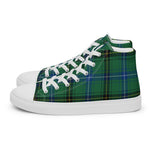 Tartan Men High Top Shoes Clan Henderson Ancient Plaid Converse High Tops Sneakers, Converse Christmas Sneakers Plaid High Top Shoes For Men