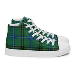 Tartan Men High Top Shoes Clan Henderson Ancient Plaid Converse High Tops Sneakers, Converse Christmas Sneakers Plaid High Top Shoes For Men