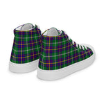 Tartan Men High Top Shoes Clan Inglis Plaid Converse High Tops Sneakers, Converse Christmas Sneakers Plaid High Top Shoes For Men