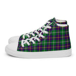 Tartan Men High Top Shoes Clan Inglis Plaid Converse High Tops Sneakers, Converse Christmas Sneakers Plaid High Top Shoes For Men