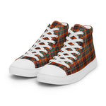 Tartan Men High Top Shoes Clan Innes Ancient Plaid Converse High Tops Sneakers, Converse Christmas Sneakers Plaid High Top Shoes For Men