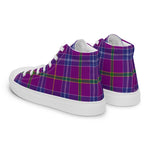 Tartan Men High Top Shoes Clan Jackson Plaid Converse High Tops Sneakers, Converse Christmas Sneakers Plaid High Top Shoes For Men