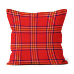 Plaid Pillow Burnett Modern Tartan Plaid Throw Pillow Home Decor Plaid Christmas Pillows - Scotstee Shop