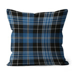 Plaid Pillow Clergy Blue Plaid Throw Pillow Home Decor Plaid Christmas Pillows - Scotstee Shop