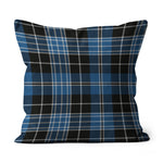 Plaid Pillow Clergy Blue Plaid Throw Pillow Home Decor Plaid Christmas Pillows - Scotstee Shop