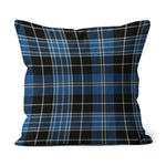 Plaid Pillow Clergy Blue Plaid Throw Pillow Home Decor Plaid Christmas Pillows - Scotstee Shop
