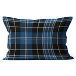 Plaid Pillow Clergy Blue Plaid Throw Pillow Home Decor Plaid Christmas Pillows - Scotstee Shop