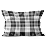 Plaid Pillow Erskine Black And White Plaid Throw Pillow Home Decor Plaid Christmas Pillows - Scotstee Shop