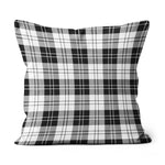 Plaid Pillow Erskine Black And White Plaid Throw Pillow Home Decor Plaid Christmas Pillows - Scotstee Shop