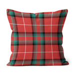 Plaid Pillow Glas Red Tartan Plaid Throw Pillow Home Decor Plaid Christmas Pillows - Scotstee Shop
