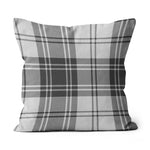 Plaid Pillow Glen Grey Tartan Plaid Throw Pillow Home Decor Plaid Christmas Pillows - Scotstee Shop