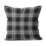 Plaid Pillow Grey Douglas Tartan Plaid Throw Pillow Home Decor Plaid Christmas Pillows - Scotstee Shop
