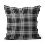 Plaid Pillow Grey Douglas Tartan Plaid Throw Pillow Home Decor Plaid Christmas Pillows - Scotstee Shop