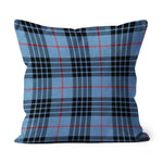 Plaid Pillow MacKie Blue Tartan Plaid Throw Pillow Home Decor Plaid Christmas Pillows - Scotstee Shop