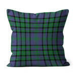 Plaid Pillow Matheson Green Tartan Plaid Throw Pillow Home Decor Plaid Christmas Pillows - Scotstee Shop