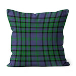 Plaid Pillow Matheson Green Tartan Plaid Throw Pillow Home Decor Plaid Christmas Pillows - Scotstee Shop