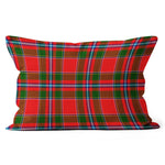 Plaid Pillow Maule Red Tartan Plaid Throw Pillow Home Decor Plaid Christmas Pillows - Scotstee Shop