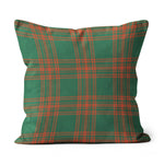 Plaid Pillow Menzies Green Ancient Tartan Plaid Throw Pillow Home Decor Plaid Christmas Pillows - Scotstee Shop