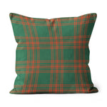 Plaid Pillow Menzies Green Ancient Tartan Plaid Throw Pillow Home Decor Plaid Christmas Pillows - Scotstee Shop