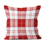 Plaid Pillow Menzies Red Tartan Plaid Throw Pillow Home Decor Plaid Christmas Pillows - Scotstee Shop