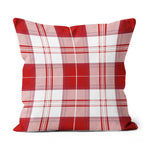 Plaid Pillow Menzies Red Tartan Plaid Throw Pillow Home Decor Plaid Christmas Pillows - Scotstee Shop
