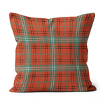 Plaid Pillow Morrison Red Ancient Tartan Plaid Throw Pillow Home Decor Plaid Christmas Pillows - Scotstee Shop
