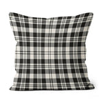 Plaid Pillow Scott Black - White Ancient Plaid Throw Pillow Home Decor Plaid Christmas Pillows - Scotstee Shop