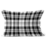 Plaid Pillow Scott Black - White Modern Plaid Throw Pillow Home Decor Plaid Christmas Pillows - Scotstee Shop