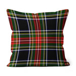 Plaid Pillow Stewart Black Tartan Plaid Throw Pillow Home Decor Plaid Christmas Pillows - Scotstee Shop
