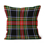Plaid Pillow Stewart Black Tartan Plaid Throw Pillow Home Decor Plaid Christmas Pillows - Scotstee Shop