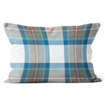 Plaid Pillow Stewart Muted Blue Tartan Plaid Throw Pillow Home Decor Plaid Christmas Pillows - Scotstee Shop
