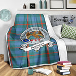 Scotstee Shop Tartan Plaid Blanket Agnew Ancient Clan Badge Scottish Tartan Plaid Sherpa Blanket, Tartan Blanket, Plaid Blanket, Scottish Blanket, Gift Christmas Blanket, Christmas Blanket, Mother Day Gift, Father Day Gift