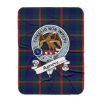 Scotstee Shop Tartan Plaid Blanket Agnew Clan Badge Scottish Tartan Plaid Sherpa Blanket, Tartan Blanket, Plaid Blanket, Scottish Blanket, Gift Christmas Blanket, Christmas Blanket, Mother Day Gift, Father Day Gift