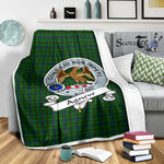 Scotstee Shop Tartan Plaid Blanket Agnew Hunting Clan Badge Scottish Tartan Plaid Sherpa Blanket, Tartan Blanket, Plaid Blanket, Scottish Blanket, Gift Christmas Blanket, Christmas Blanket, Mother Day Gift, Father Day Gift