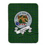 Scotstee Shop Tartan Plaid Blanket Agnew Hunting Clan Badge Scottish Tartan Plaid Sherpa Blanket, Tartan Blanket, Plaid Blanket, Scottish Blanket, Gift Christmas Blanket, Christmas Blanket, Mother Day Gift, Father Day Gift